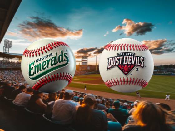 Eugene Emeralds at Tri-City Dust Devils
